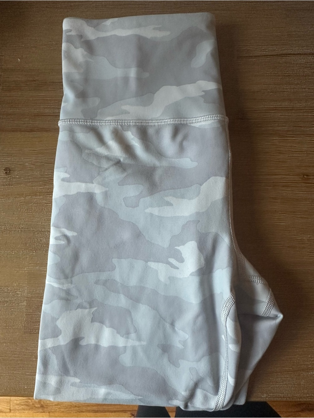 Athleta Gray & White Camo Leggings